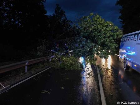 Nočno neurje v Kamniku ni povzročilo večje škode (1)